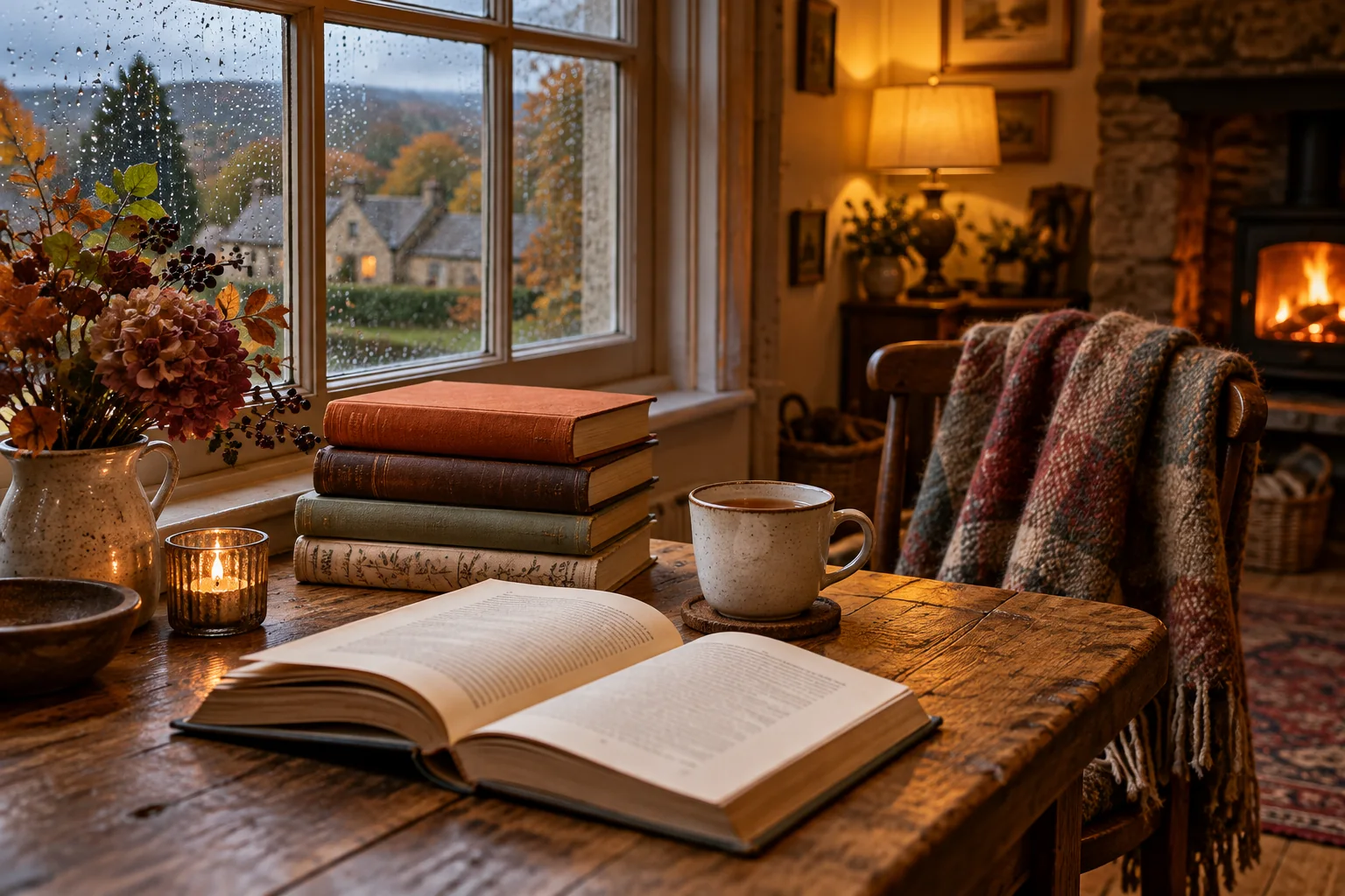 Tea brewed. Bookmark waiting.